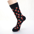 China Manufacture Fruit Pattern Crew Meias engraçadas meias masculinas